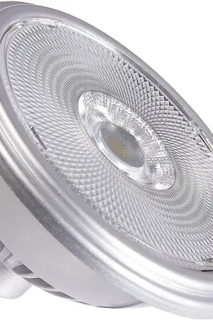 Acheter En Ligne SLV QPAR111 GU10, ampoule LED, argent, 12,5 W, 3000 K, IRC90, 30°