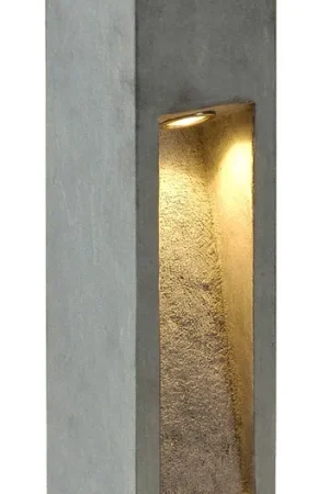 Commander Maintenant SLV ARROCK STONE 50, borne extérieure, gris, LED, 9W, 3000K, IP55, basalte, inox 304