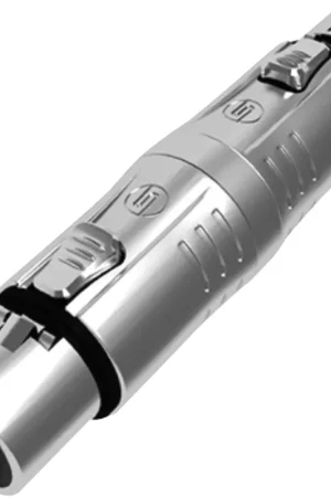 Achat Immédiat SEETRONIC XLR 3P femelle vers XLR 3P femelle Contacts dorés - boîtier argenté