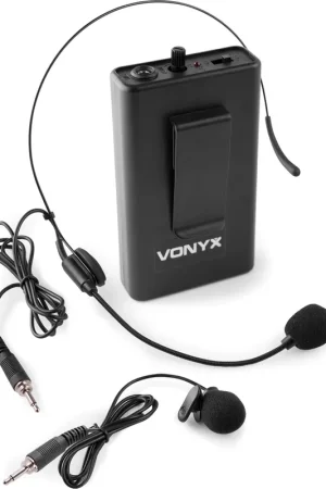 Ensemble de microphones de poche Vonyx BP10 863.1MHz Vente Flash
