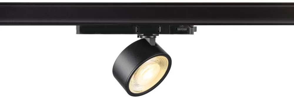 Offre Spéciale SLV KALU 2.0, spot 3 all., PHASE, cylindrique, 3000 K, 10 W, 36°, noir