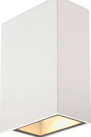 Offre Limitée SLV QUAD UP/DOWN 15, applique extérieure, blanc, LED, 8,6W, 3000K, IP44