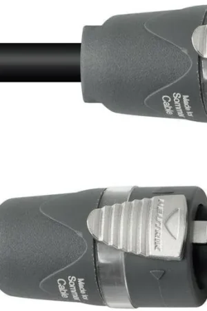 Haute Qualité SOMMER CABLE Câble d'enceinte Speakon 2x2.5 15m bk