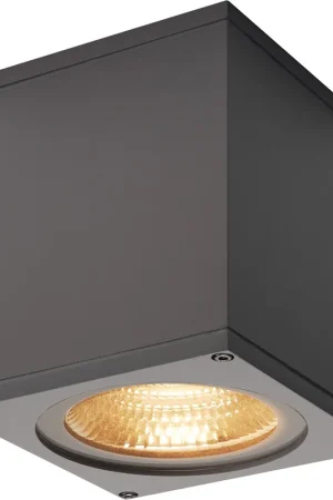 Nouvelle Collection SLV BIG THEO, plafonnier extérieur, anthracite, LED, 21W, 3000K, IP44