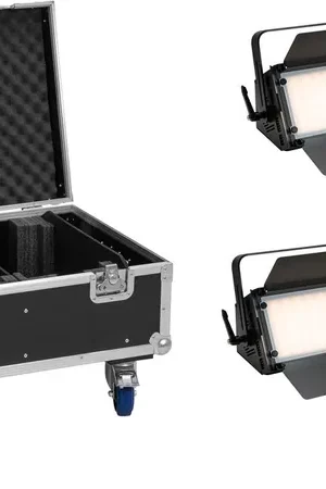 EUROLITE Set 4x LED PLL-576 CW/WW Panneau + valise à roulettes Marque