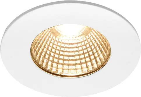 Nouvel Arrivage SLV PATTA-I, encastré de plafond intérieur/extérieur, rond, blanc mat, LED, 7,3W, 1800-3000K