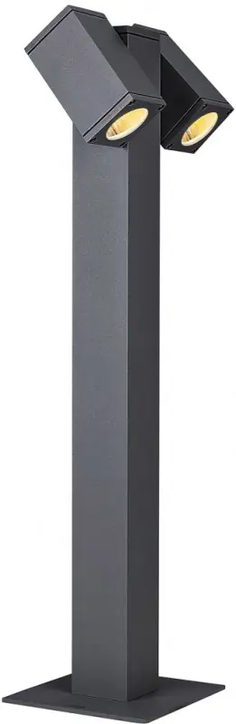 Super Prix SLV THEO PATHLIGHT, borne extérieure, double, anthracite, GU10, 2x 7W max, IP44