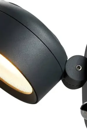 Meilleur Choix SLV ESKINA SPOT SENSOR, applique et plafonnier extérieur, anthracite, LED, 14,5W, 3000K/4000K