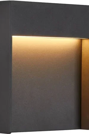 Meilleure Vente SLV FLATT, applique extérieure, anthracite, LED, 14W, 3000K/4000K, IP65