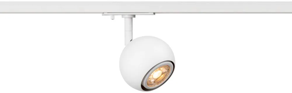 Expédition Rapide SLV LIGHT EYE® 90, spot monophasé, rond, GU10, 1x max. 6 W, blanc mat