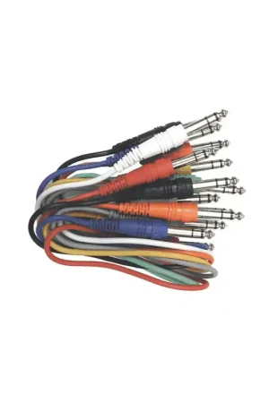 CABLE PATCH JACK STEREO 60 CM PAR 6 Achat Immédiat