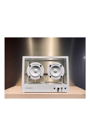 Populaire Small Transparent Speaker White