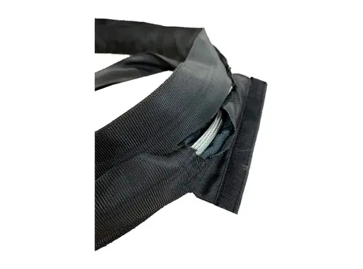 Commande En Gros &Eacute;lingue textile ronde noire ame acier Long 50 cm CMU 2T
