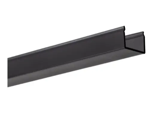 Diffuseur carr&eacute; opaline noir 1 m pour profil&eacute;s gamme DOUBLE - KLUS Réduction