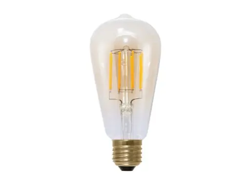 Dernier Modèle SEGULA • LED Vintage Rustica golden 5W 230V E27 1900K 320lm IRC 85 gradable