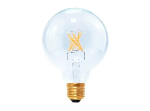 Commander Vite SEGULA • LED Vintage globe claire 6,5W 230V E27 2700K 650lm IRC 90 gradable