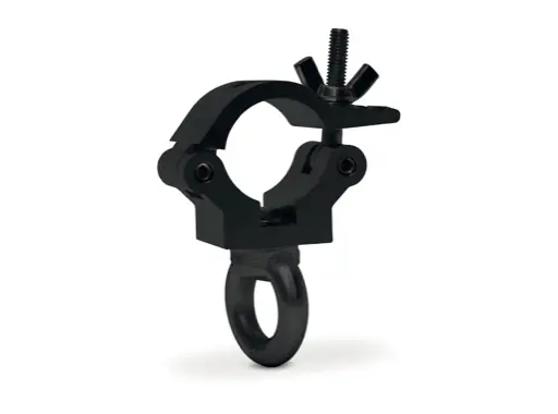 Nouvel Arrivage CELL &bull; Collier alu noir + anneau M10 &Oslash; 32mm CMU 190kg largeur 32mm
