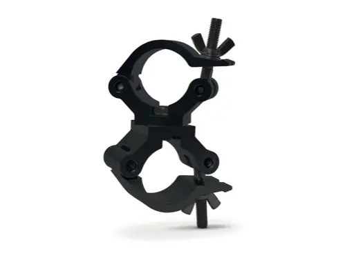 CELL &bull; Collier alu double noir 360&deg; M12 &Oslash; 60/63,5mm CMU 650kg largeur 50mm Usine Directe