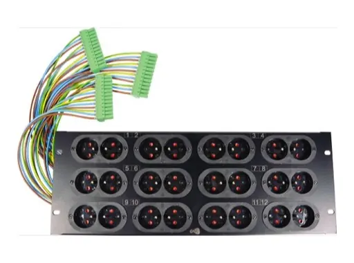 CABLAGE &bull; Plaque K501 ( 1-12 ) pour LSC 12X sur Borniers Prix Cassé