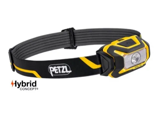 Retour Gratuit PETZL &bull; Lampe frontale ARIA 1R - 475 lumens