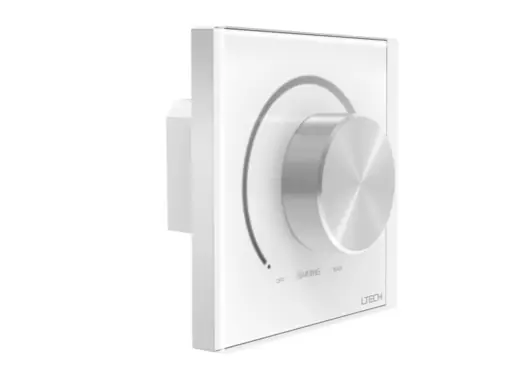 Vente Flash ESL &bull; Gradateur LED 6-300W 240V 1Circuit mural bouton rot.