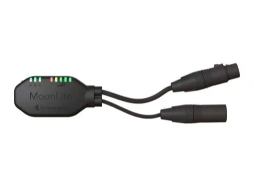 LUMENRADIO &bull; MoonLite &Eacute;metteur / r&eacute;cepteur DMX HF 1 univers Bluetooth sur batterie Achat Immédiat
