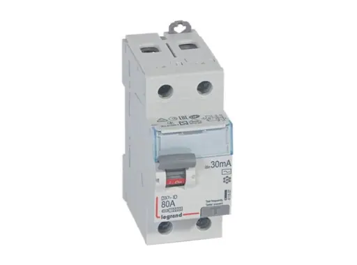 Acheter En Ligne LEGRAND • Interrupteur Differentiel Bipolaire 80A 30mA typeAC DX3