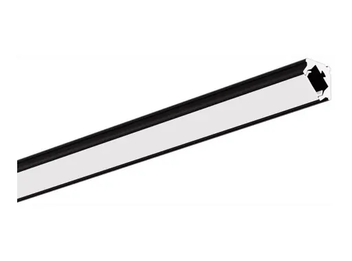 Acheter Direct Profilé PIKO-45 alu anodisé noir 2 m (sans diffuseur) - KLUS