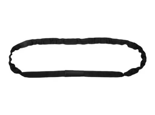 Élingue textile ronde noire ame acier Long 400 cm CMU 1T Acheter Direct
