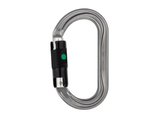 Affaire À Saisir PETZL • Mousqueton OK Triact-Lock gris, verrouillage automatique