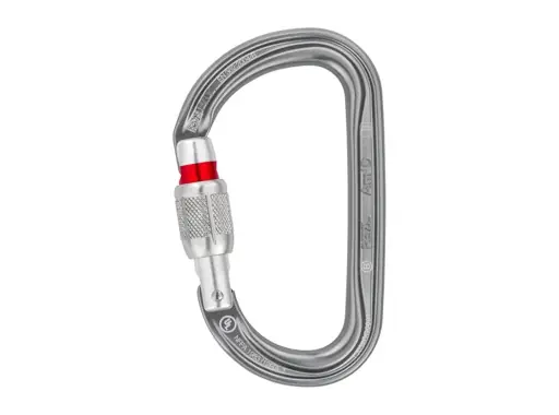 PETZL • Mousqueton asymétrique Am’D Screw-Lock gris JusquâĂ Ăpuisement Des Stocks