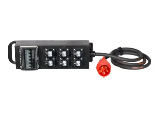 BOITIER • 32A Tetra =>6x16A sur 6xPC16 Commander Vite