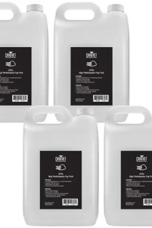 Chauvet DJFF5X4 - Liquide brouillard 5L (Lot de 4) Prix Bas