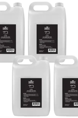 Chauvet DJLLF5X4 - Liquide fumée lourde 5L (Lot de 4) Solde