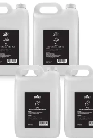 Chauvet DJBF5X4 - Liquide à bulles 5L (Lot de 4) Authentique