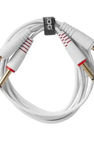 Pas Cher UDGUltimate Audio Cable Set 1/4" Jack - 1/4" Jack Straight - U97002WH (1,5m)