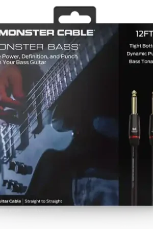 Monster CablePROLINK MONSTER BASS INSTRUMENT CABLE JACK MALE - JACK MALE (3.65m) Offre Spéciale
