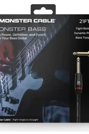Monster CablePROLINK MONSTER BASS INSTRUMENT CABLE JACK MALE - JACK MALE COUDE (6.40m) Promotion Saisonnière