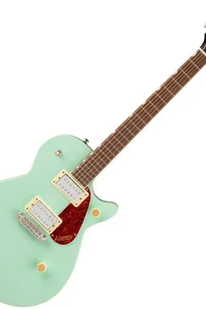 Gretsch Streamliner Jet Club Single-Cut with Wraparound - mint metallic Commander Vite