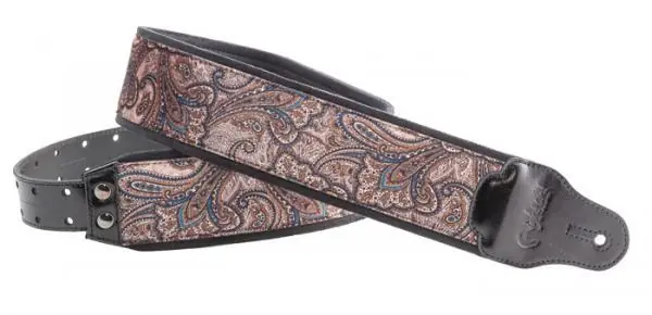 Haute Qualité Righton straps Courroie velours Righton J-Paisley brun
