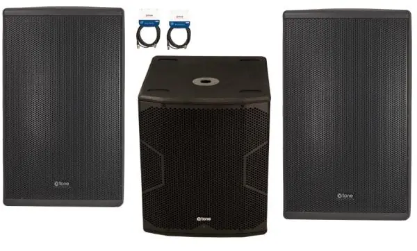 Top Vente X-tone XTS-15 x 2 + XTS-SUB + XLR / XLR 6M