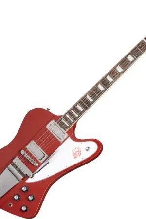 Dernière Chance Epiphone 1963 Firebird V With Mastro Vibrola - ember red