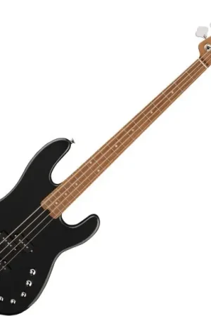 Charvel Pro-Mod San Dimas Bass PJ IV (MEX, MN) - metallic black Jusqu’à Épuisement Des Stocks