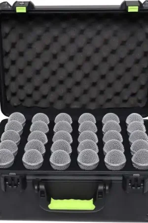 Dernier Modèle Gator MIC CASE 30 - Valise pour 30 Micros