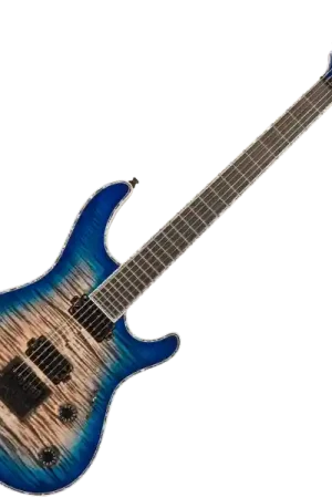 Mayones guitars Regius 4Ever 6 #RP2309275 - jeans black 3-tone blue burst gloss Bon Plan
