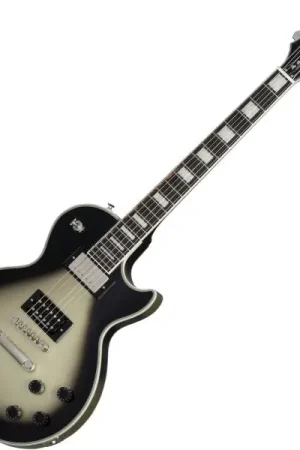 Epiphone Adam Jones Les Paul Custom Ernst Fuch Anti-Laokoon 1965 - antique silverburst Retour Gratuit