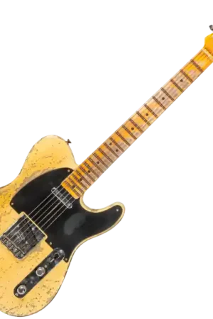 Achat Immédiat Fender Custom Shop 1950 Double Esquire #R126773 - super heavy relic aged nocaster blonde