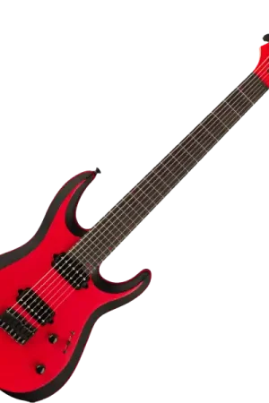 Jackson Pro Plus Dinky MDK - satin red w/black bevels Populaire