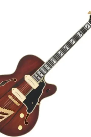 Authentique D'angelico Deluxe 59 - satin brown burst