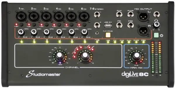 Studiomaster DIGILIVE 8C Top Vente